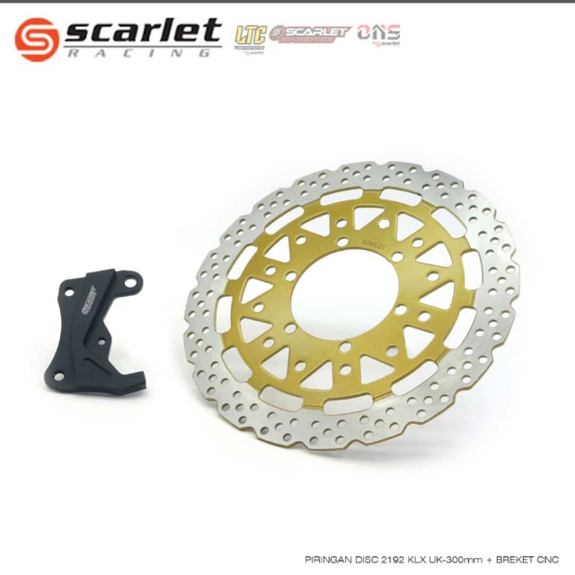 Piringan cakram depan klx besar supermoto