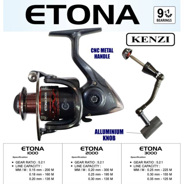 Reel KENZI ETONA 1000/2000/3000
