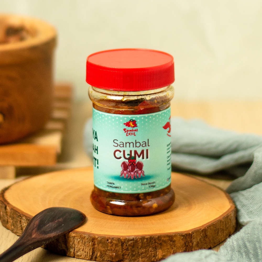 

Sambal Cumi / Cumi Pete 120gr - Sambal Lejit