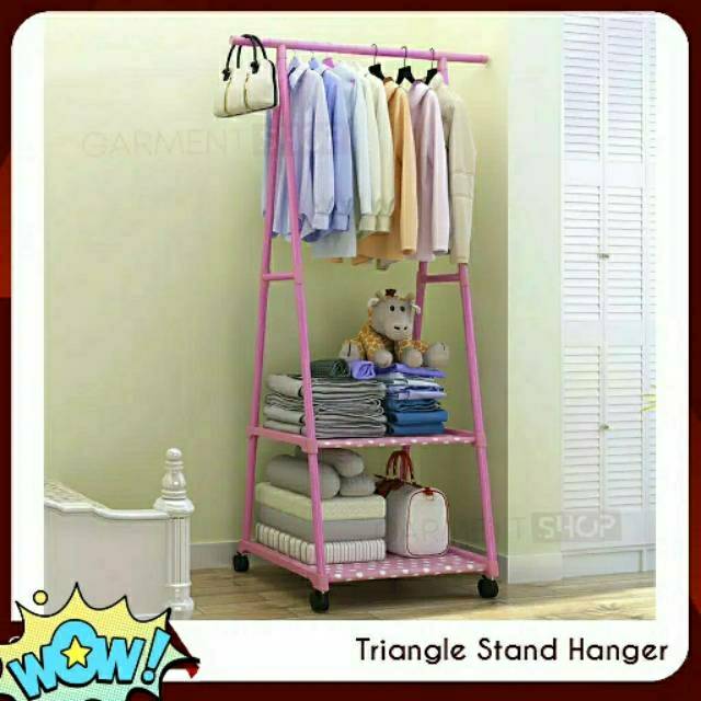 Triangle Stand Hanger ( Gantungan Baju Segitiga )