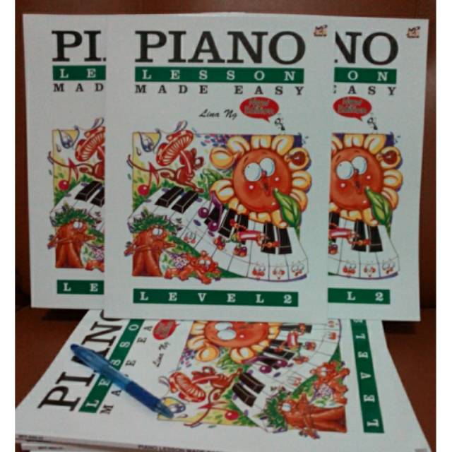 Piano Lesson 2 by Lina Ng Buku piano anak import