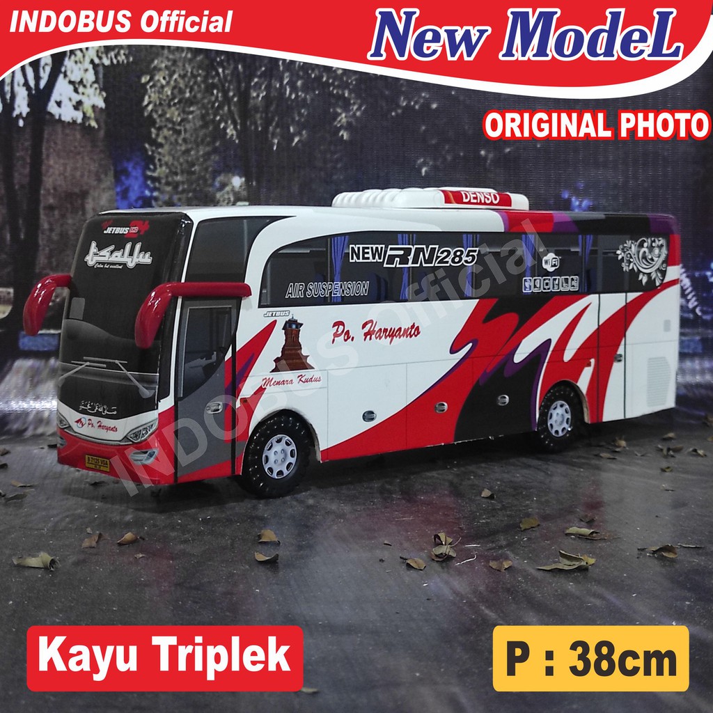 INDOBUS Miniatur Bus Bis Haryanto Tsalju Jetbus HD