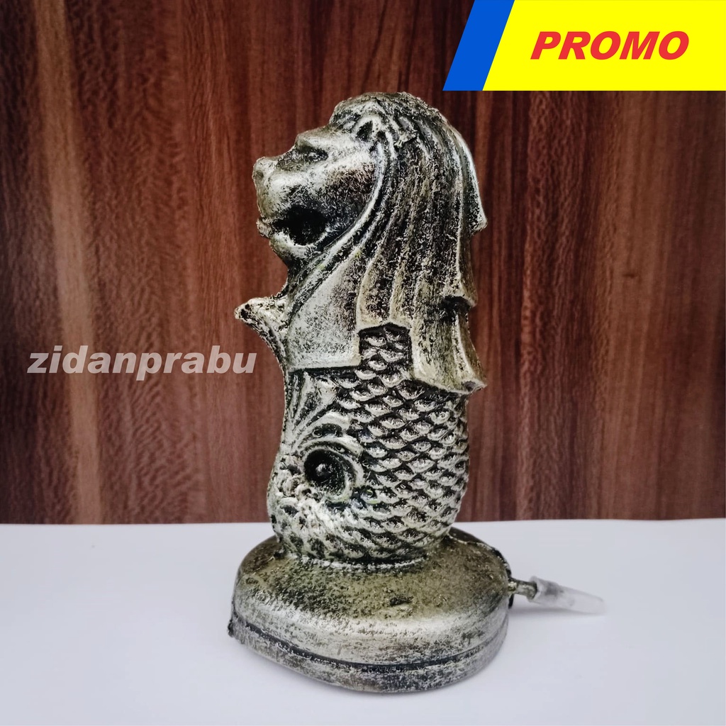 Hiasan aquarium fiber menara singapura