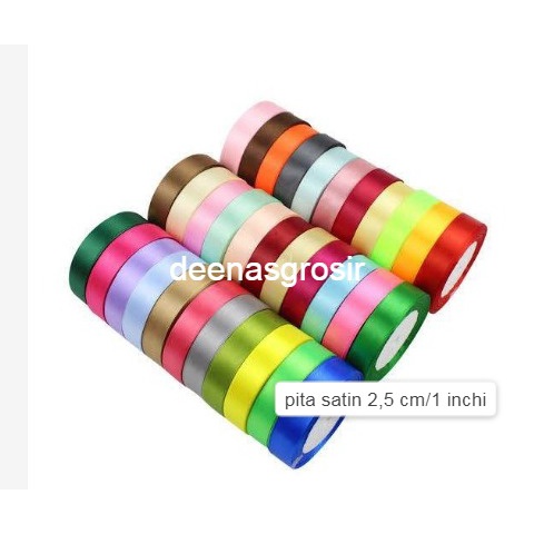 

Pita Satin1 inchi(2,5cm) AE_Pita Satin Warna_Pita Satin Polos