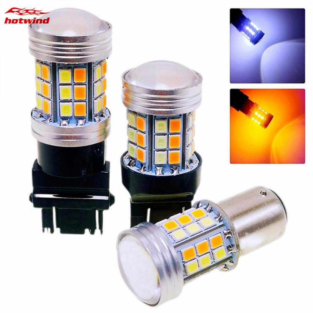 Hw 1157 BAY15D 7443 T20 3157 T25 2835 45SMD Lampu LED DRL Sein Rem Mob