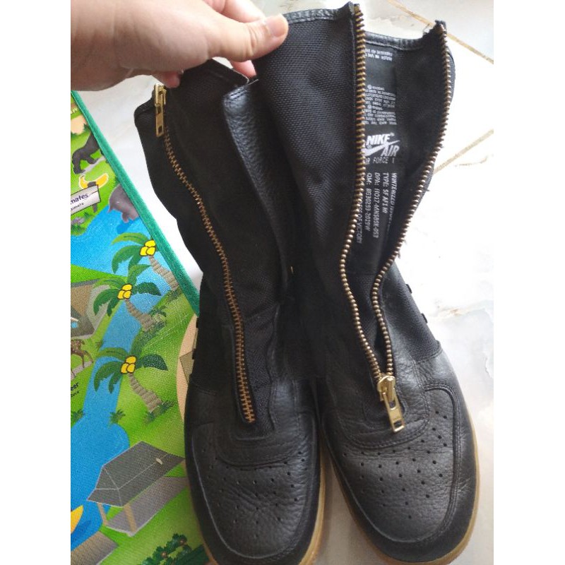 preloved seperti baru nike sf air force 1 high black gum original