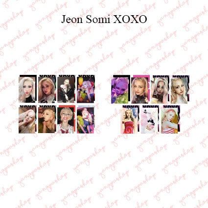 [READY / SET] SOMI XOXO JESO PHOTOCARD FAN MADE UNOFFICIAL JEON SOMI YANGPASHOP