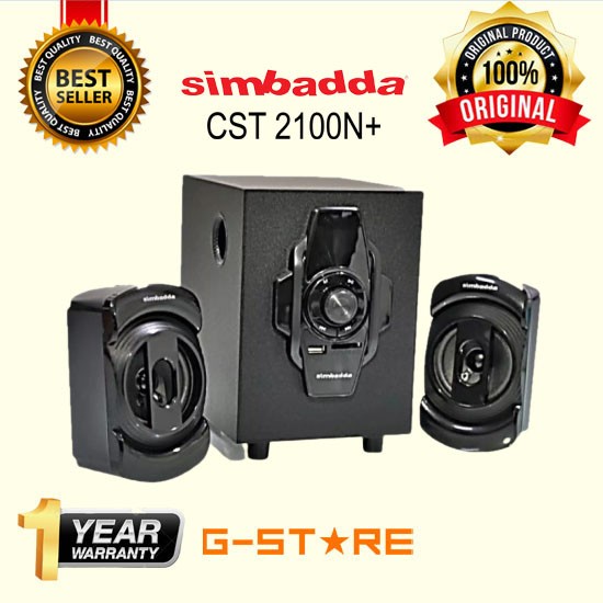 Speaker Simbadda Music Player CST 2100 N+ CST2100N+ Speaker Simbadda CST 2100N+ Bluetooth, FM Radio,