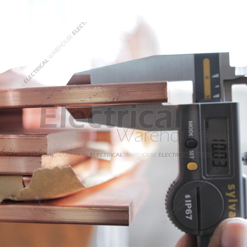 RAIL COPPER RC BUSBAR IMPORT 10x120mm 4 Meter ( PLAT TEMBAGA 10x120 10 x 120 mm )