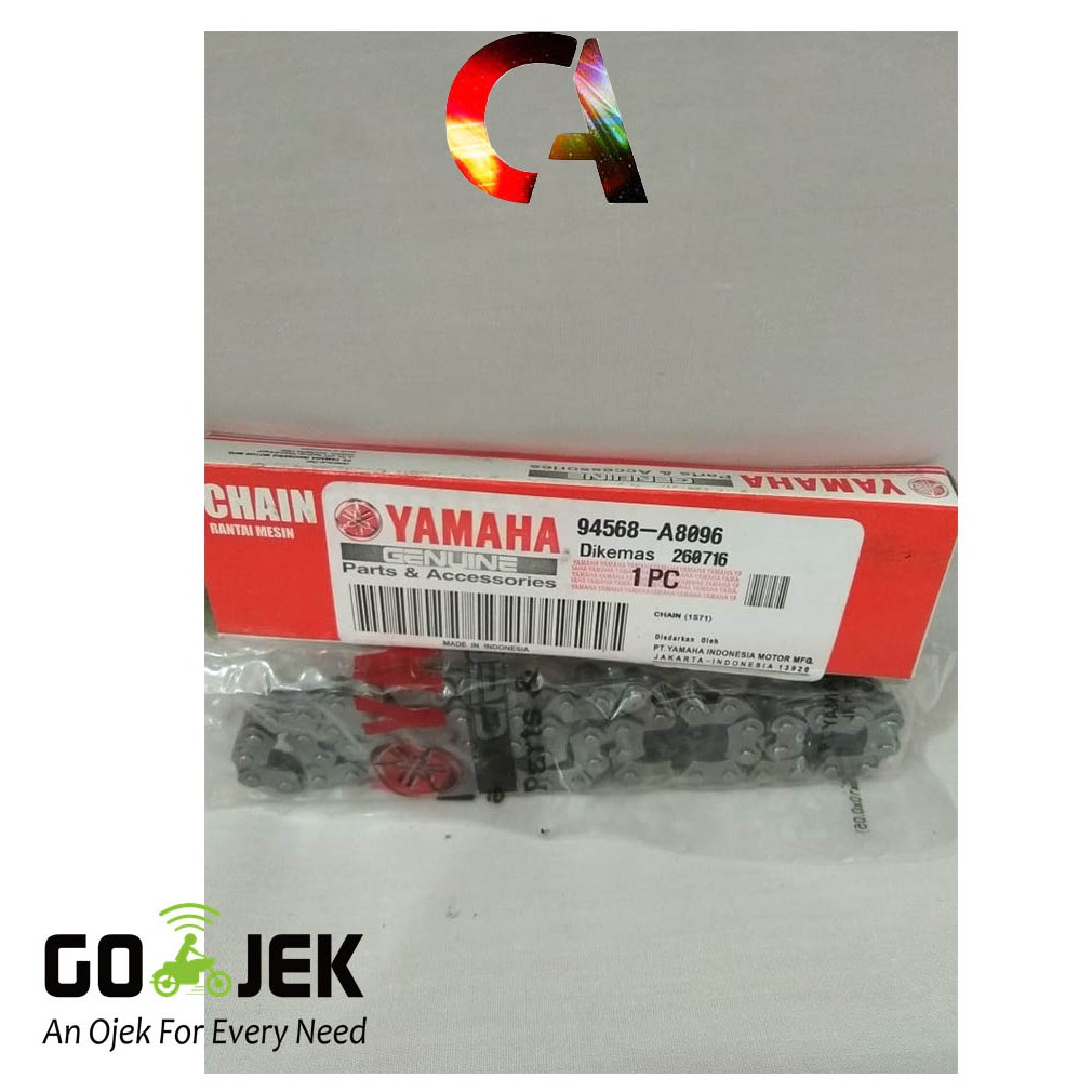 Cam Chain Rantai Mesin Rantai Keteng Set Yamaha JupiterMX Vixion Nmax Camshaft Yamaha A8096