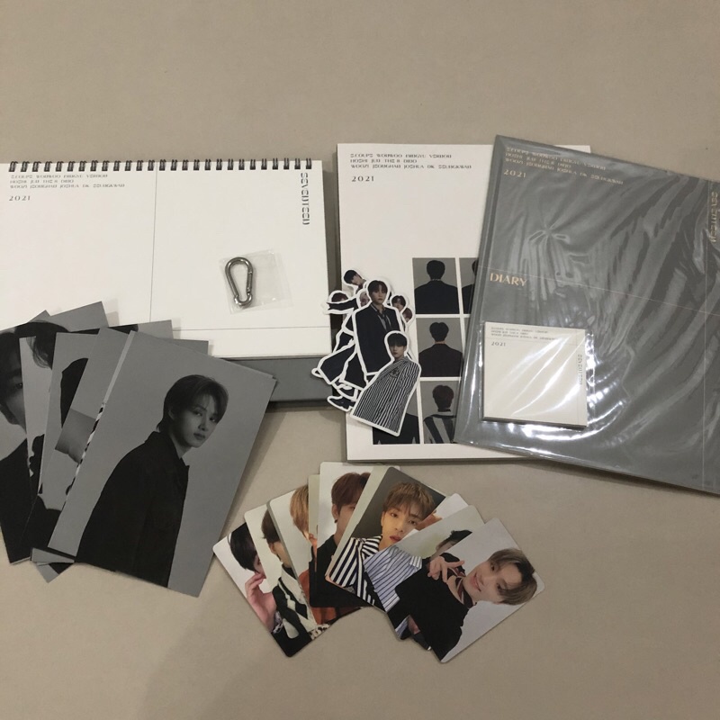 SEVENTEEN SEASON GREETING 2021 SHARING SET FULLSET scoups jeonghan joshua jun hohi wonwoo woozi the8