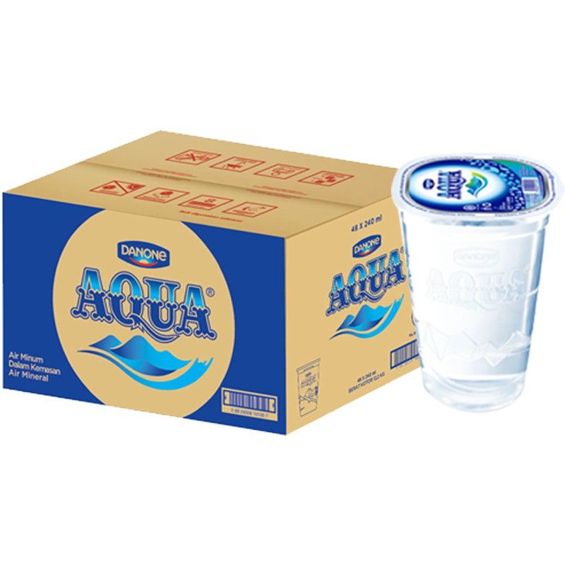 

Aqua Air Mineral Gelas 220ml Isi 48 Pcs