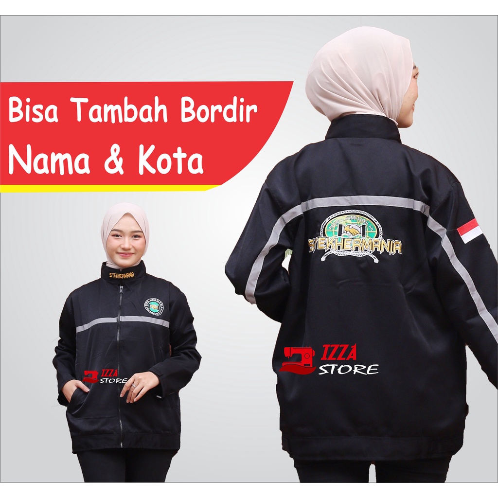 (BISA COD) BISA TAMBAH BORDIR Jaket syekhermania Syekher Mania Bahan Halus Bagus Adem dan Nyaman