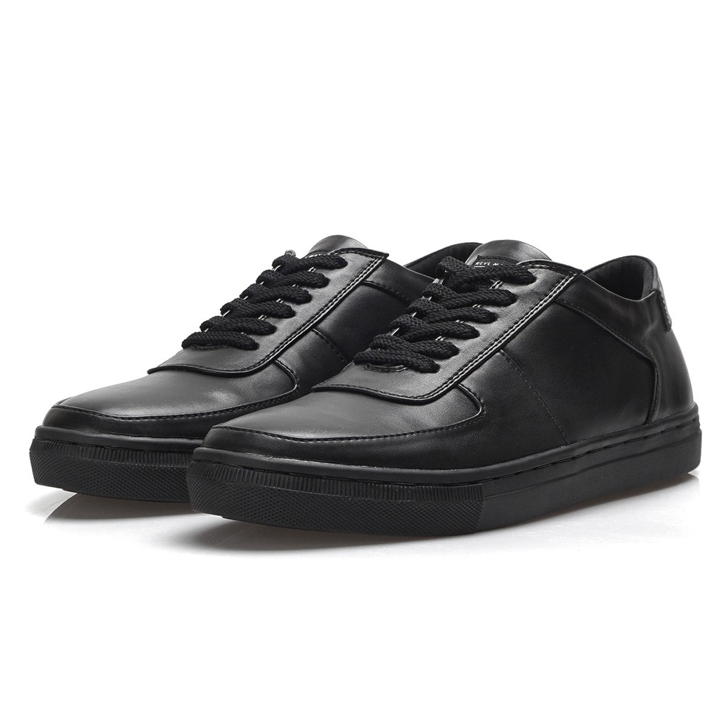 FAMO BLACK |Reyl x FORIND| Sepatu Putih Casual Sneakers Kasual Polos Original Pria Cowok Footwear