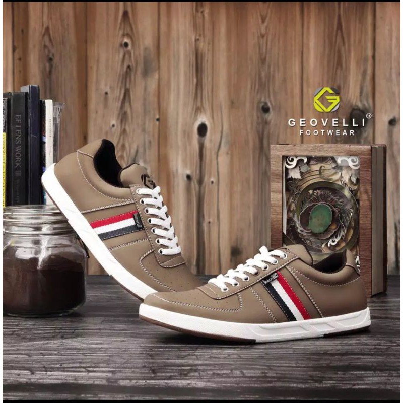 PROMO !!!Sepatu SNEAKERS Pria Original GEOVELLI COD bayar ditempat-6
