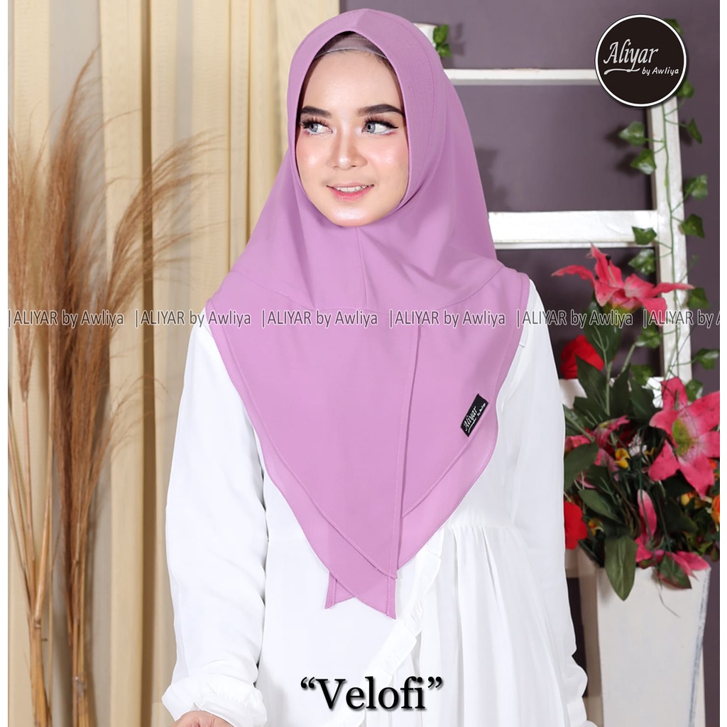 KHIMAR VELOFI ORIGINAL ALIYAR BY AWLIYA//NEW BRAND ALIYAR BY AWLIYA//KHIMAR TERBARU//KHIMAR VELOVI//