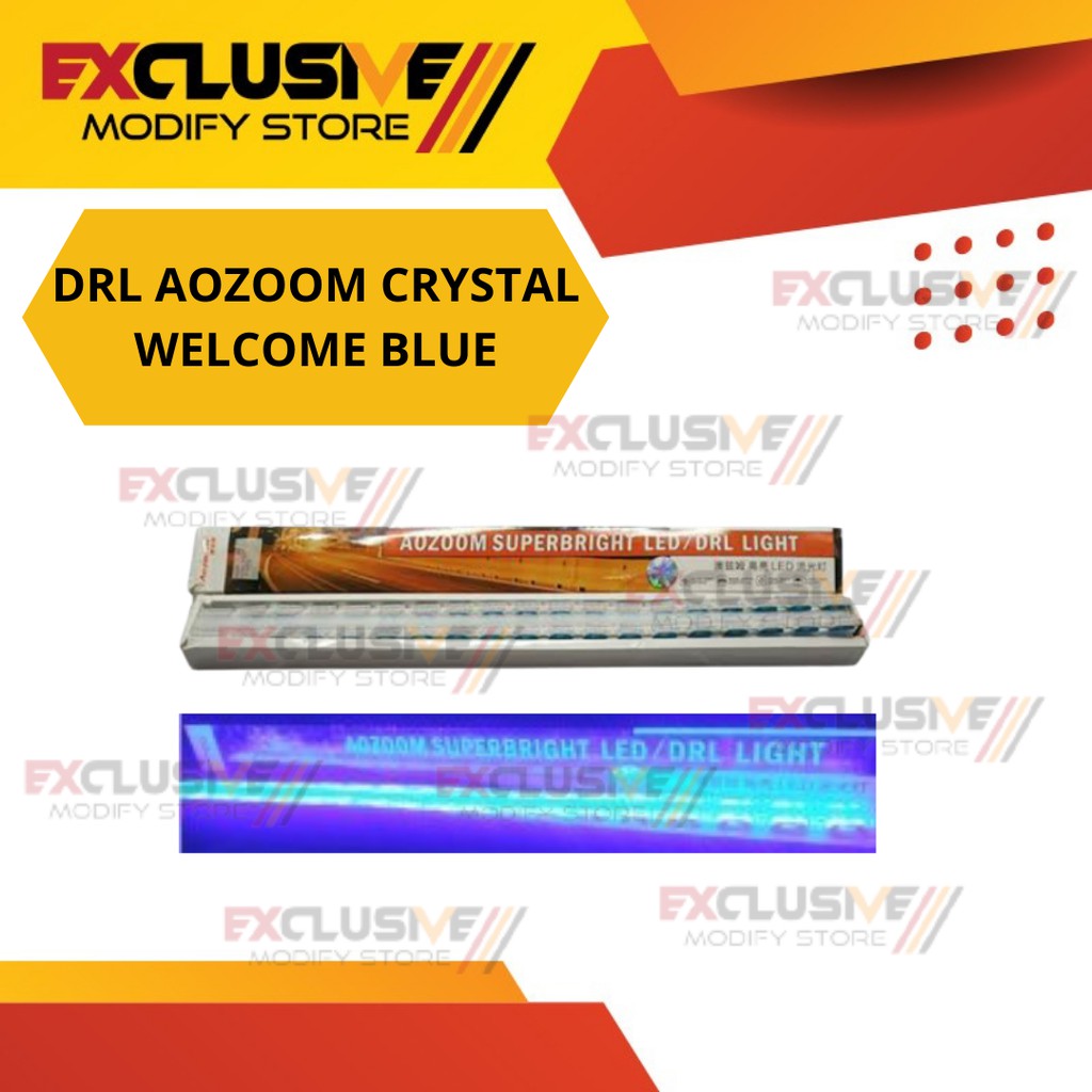 DRL AOZOOM CRYSTAL WELCOME BLUE