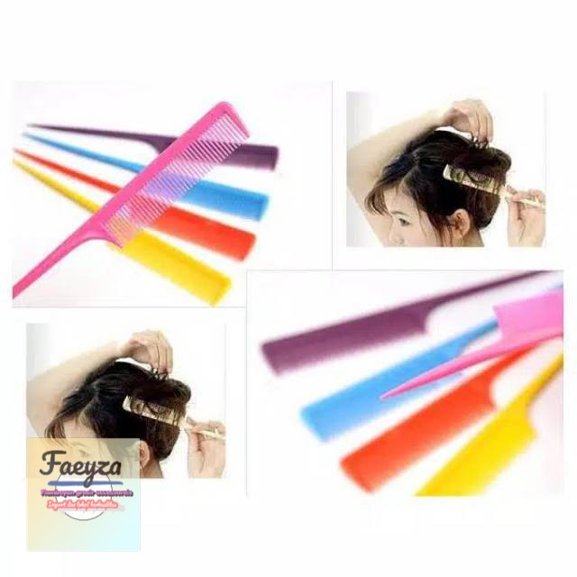 Sisir Blow gagang lancip 12 PCS.