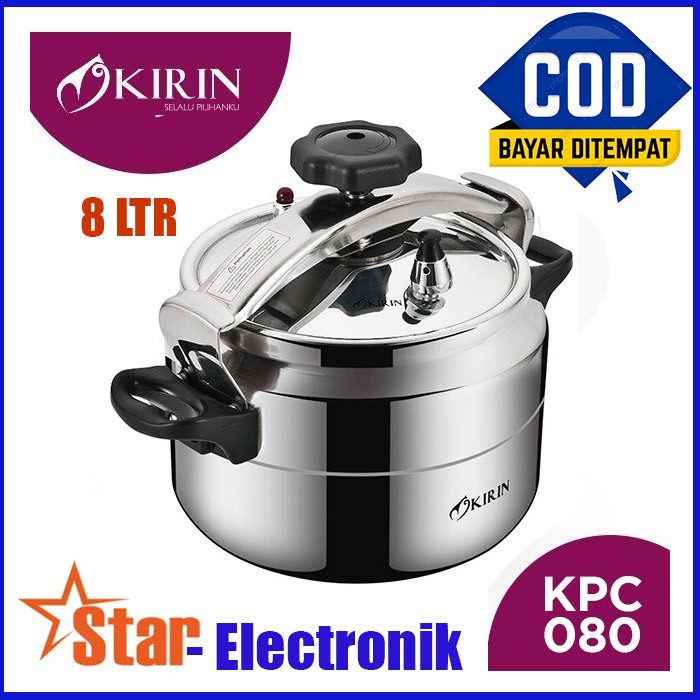 KIRIN KPC-080 PRESSURE COOKER/KIRIN Presto 8 Liter