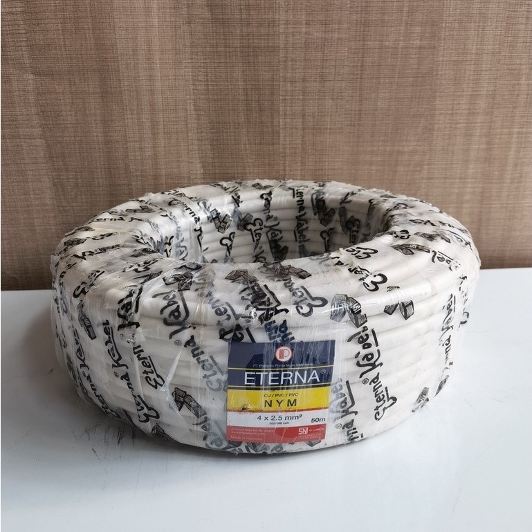Eterna Kabel Kawat Tembaga Tunggal NYM 4x2.5 50M
