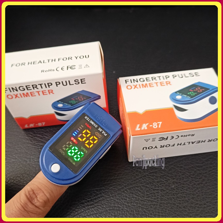 OXIMETER Fingertip Alat Ukur Saturasi Oksigen Jantung Oxymeter Jari