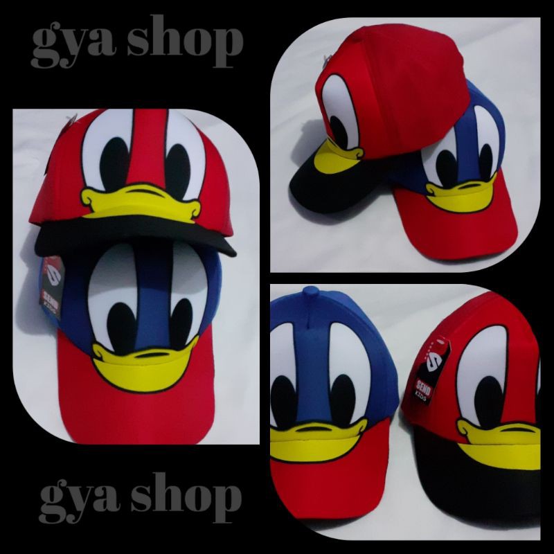GYA.Topi baseball anak perempuan/laki-laki karakter donal bebek terlucu