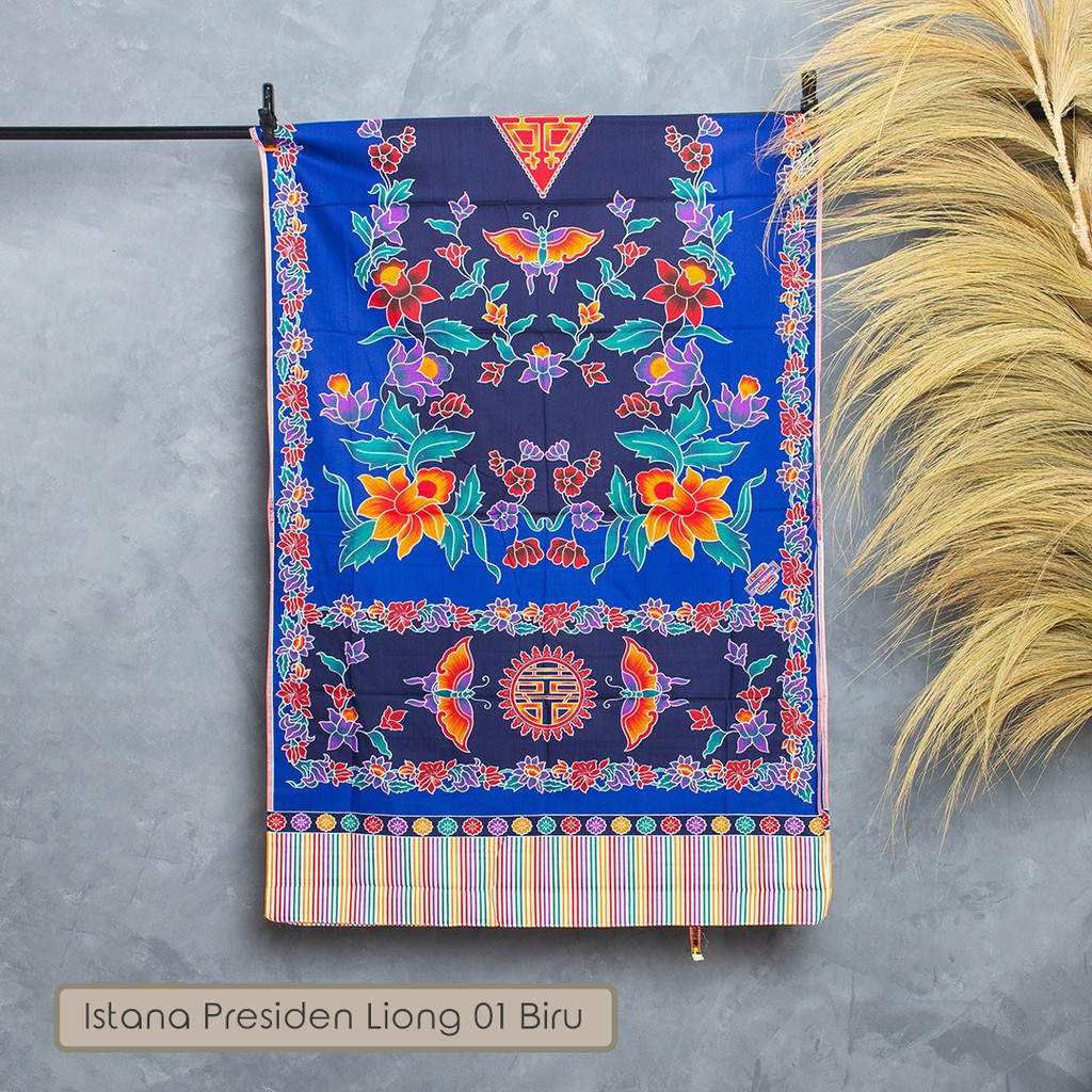 SELENDANG GENDONG ISTANA PRESIDEN-BIRU 001 LUKIS