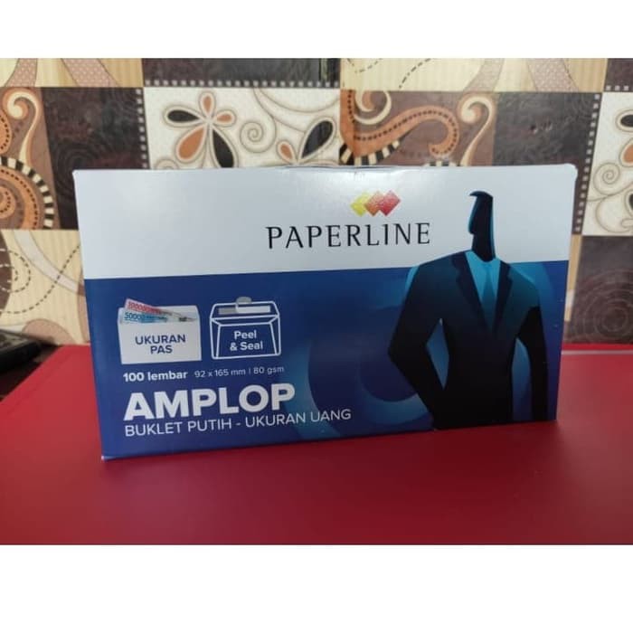 

Amplop Putih Lem Seal Paperline Banknote Ukuran Uang