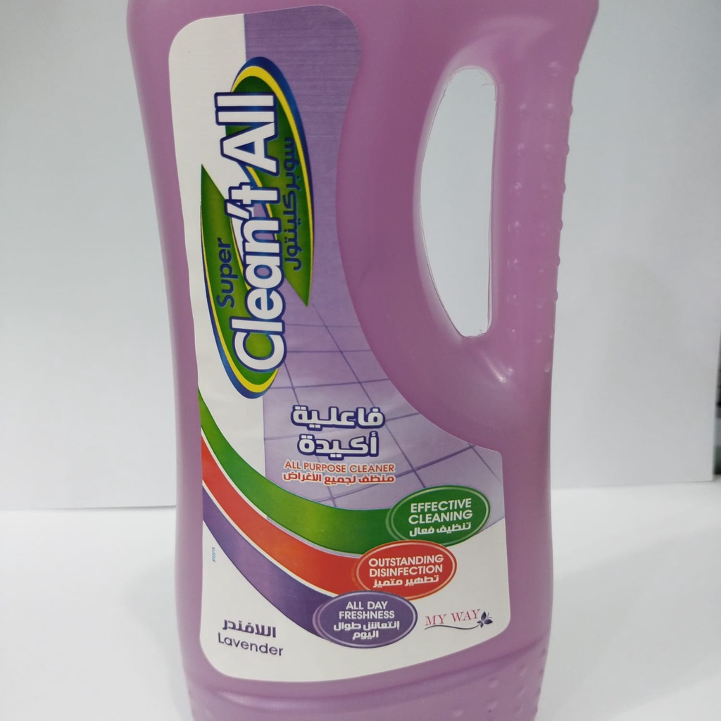 Super Clean't All Difinfectant And Cleaner For All Purposes Lavender Frag 660 ml