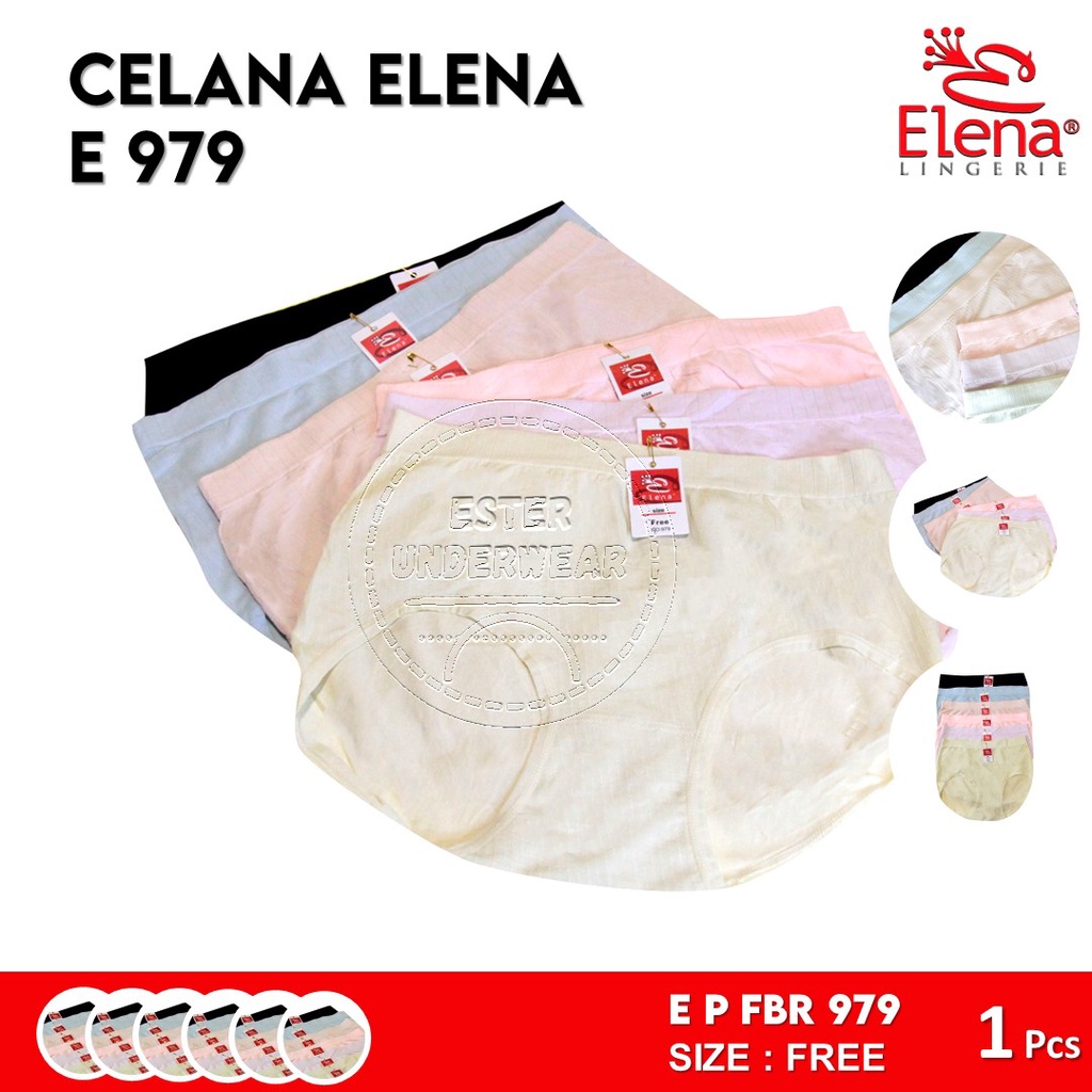 Celana Dalam Wanita ELENA E 979F isi 1Pcs