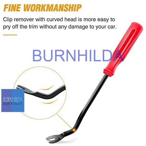 Pengungkit Panel Mobil Car Removal Pry Trim Tool Trim Removal Tool Kit Yellow Plastic Pry Tool Easy Removal of Car Door Panel, Audio Radio Panel, Fasteners, Molding, Dashboards and Wheel Hubs mobil motor burnhilda