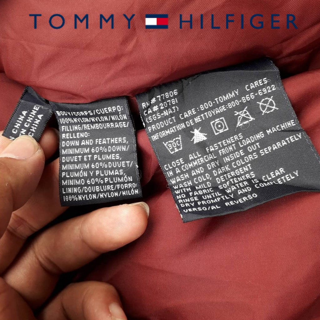 how to wash a tommy hilfiger puffer jacket