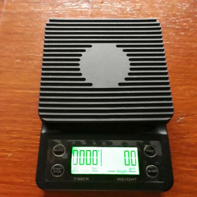 Timbangan Dapur 3kg 0.1g Dengan Timer - Ns-cf1 - Omhazxbk Black