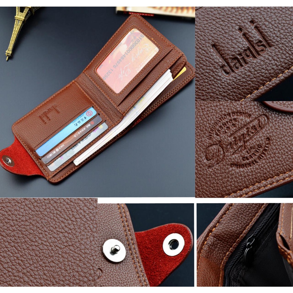 DOMPET IMPORT LIPAT PRIA PREMIUM KULIT PAYNE  KECIL SLOT PENDEK KARTUBRANDED COWOK KEREN BATAM MURAH