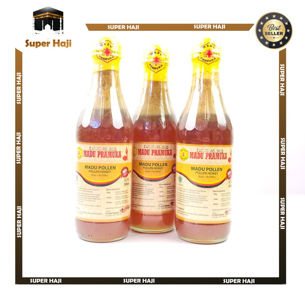 

MADU PRAMUKA MADU BEE POLLEN (350ML)