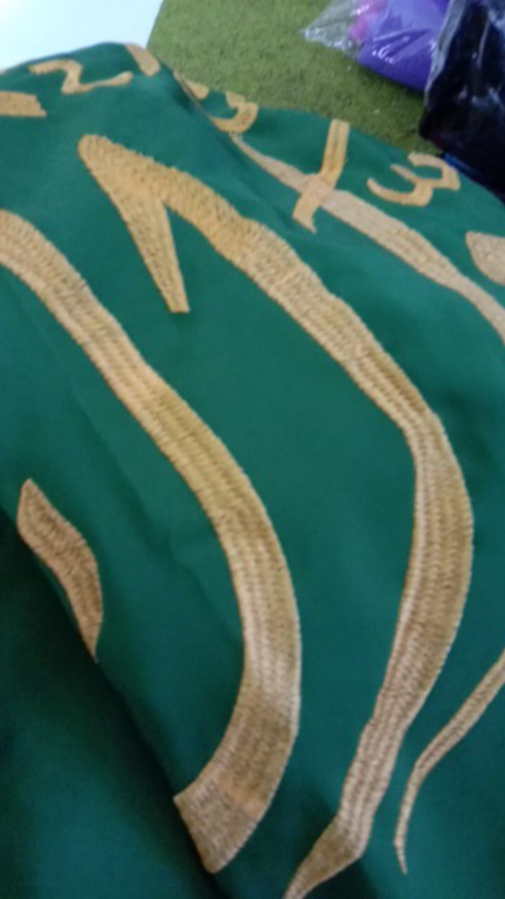 Tutup Keranda Kaligrapi Dibordir Temurah