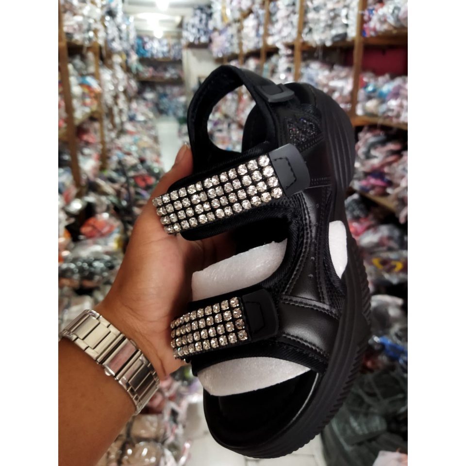 SANDAL SELOP WEDGES WANITA DEWASA IMPORT YOUTH BALANCE / NX212 SIZE 36-40 / KOREA STYLE