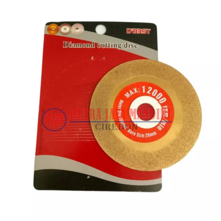 Mata Potong Kaca / Diamond Cutting Disc 0.8 mM / Pisau Potong Kaca Batu Alam Akik / Pisau Bevel Diamond Gosok Kaca