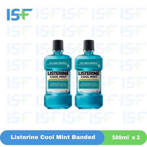 ⭐ISF⭐Listerine Cool Mint 500ml Banded ISI 2 PCS