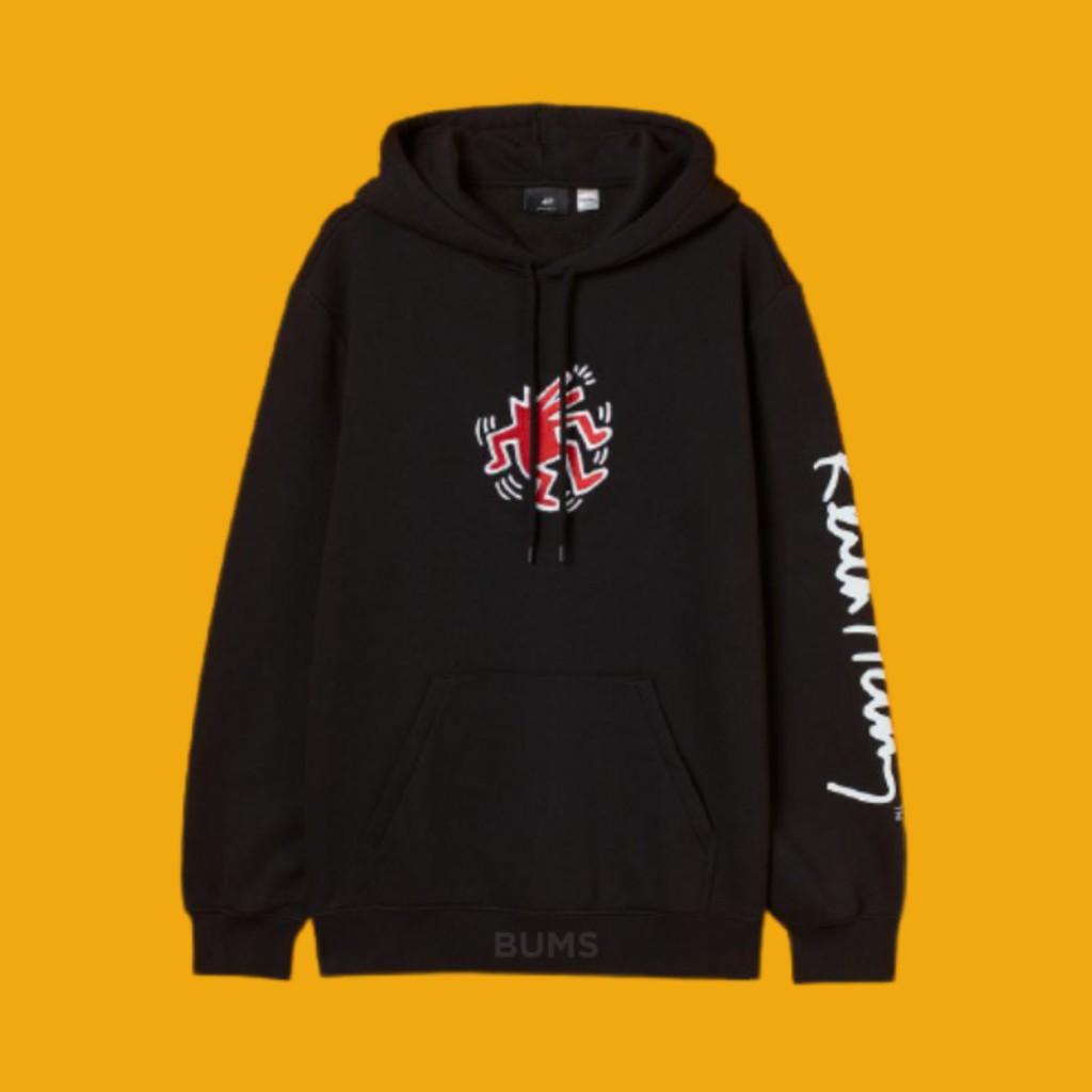 H&M x Keith Haring Regular Fit Hoodie - Pullover / Sweater / Jaket Hoodie HnM Original - HM Unisex