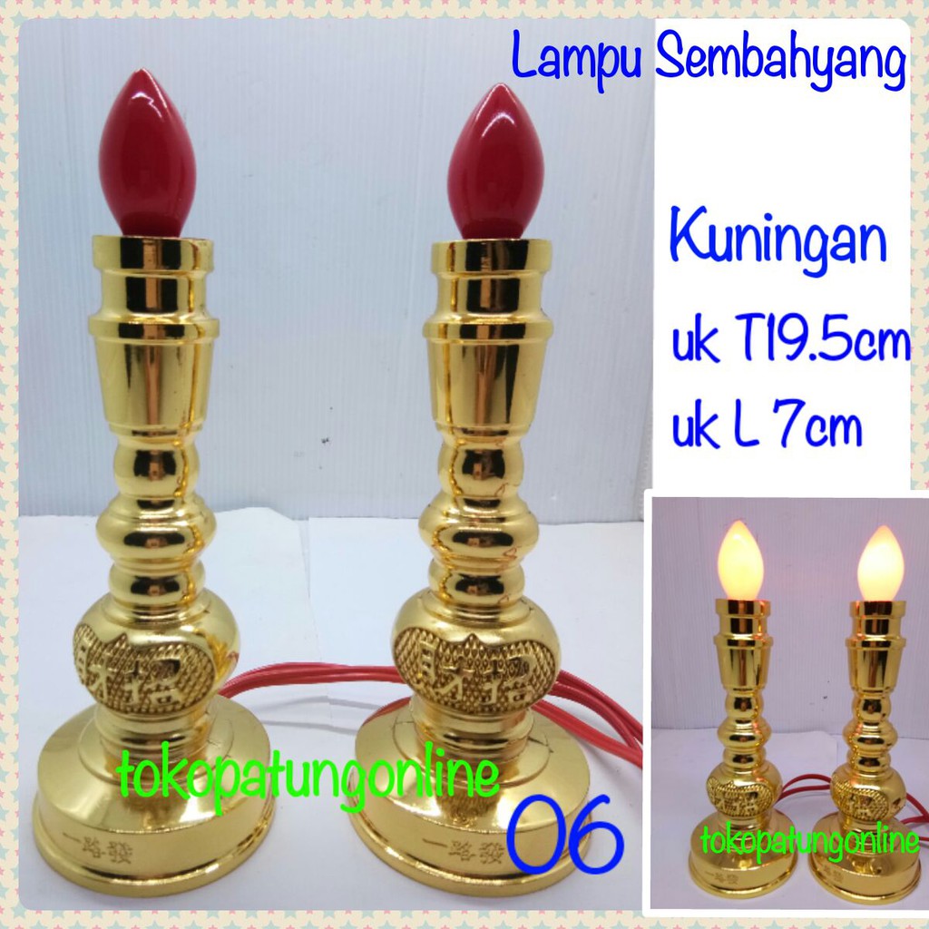 Lampu Sembahyang Kuningan T 06