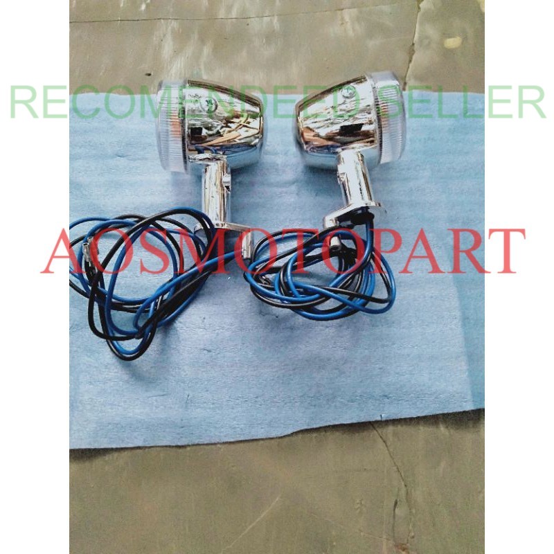 Lampu sen depan scoopy carbu lampu sen scoopy lama karbu sepasang