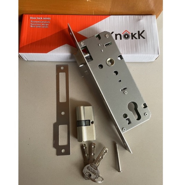 LOCKCASE SWING + CYLINDER 60 MM BODY LIDAH SILINDER COMPUTER STAINLESS SUS 304  SET MORTISE BODY KUNCI PINTU BESAR BODY SWING PLUS CILINDER PINTU KAYU KUNCI PINTU MURAH BODY SWING PLUS CILINDER TERMURAH KUNCI/ BODY CYLINDER KUNCI PINTU HANDLE HANDEL PINTU