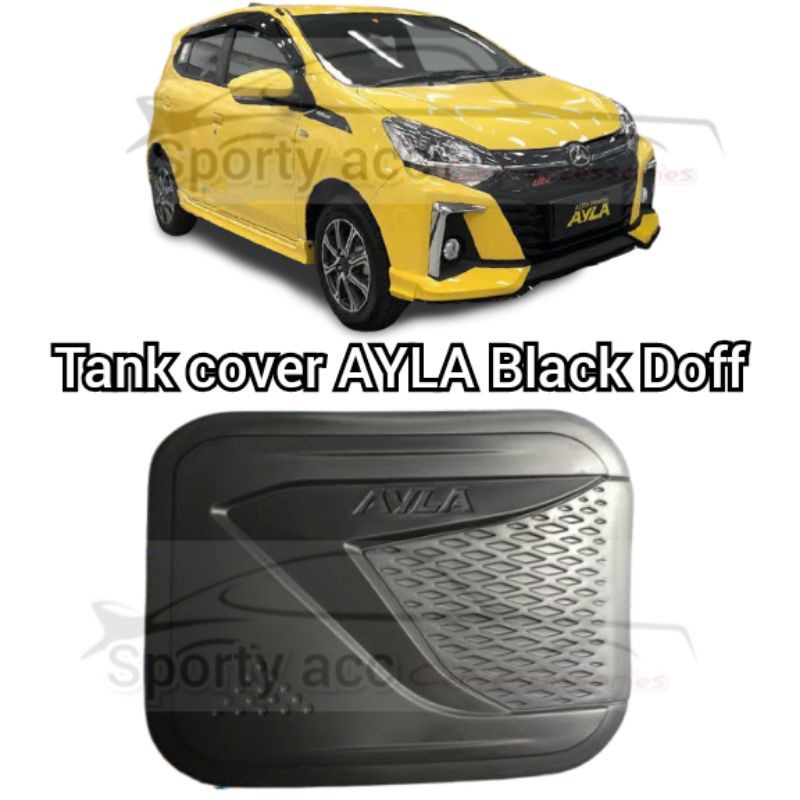 Tank Cover Daihatsu Ayla Black Doff