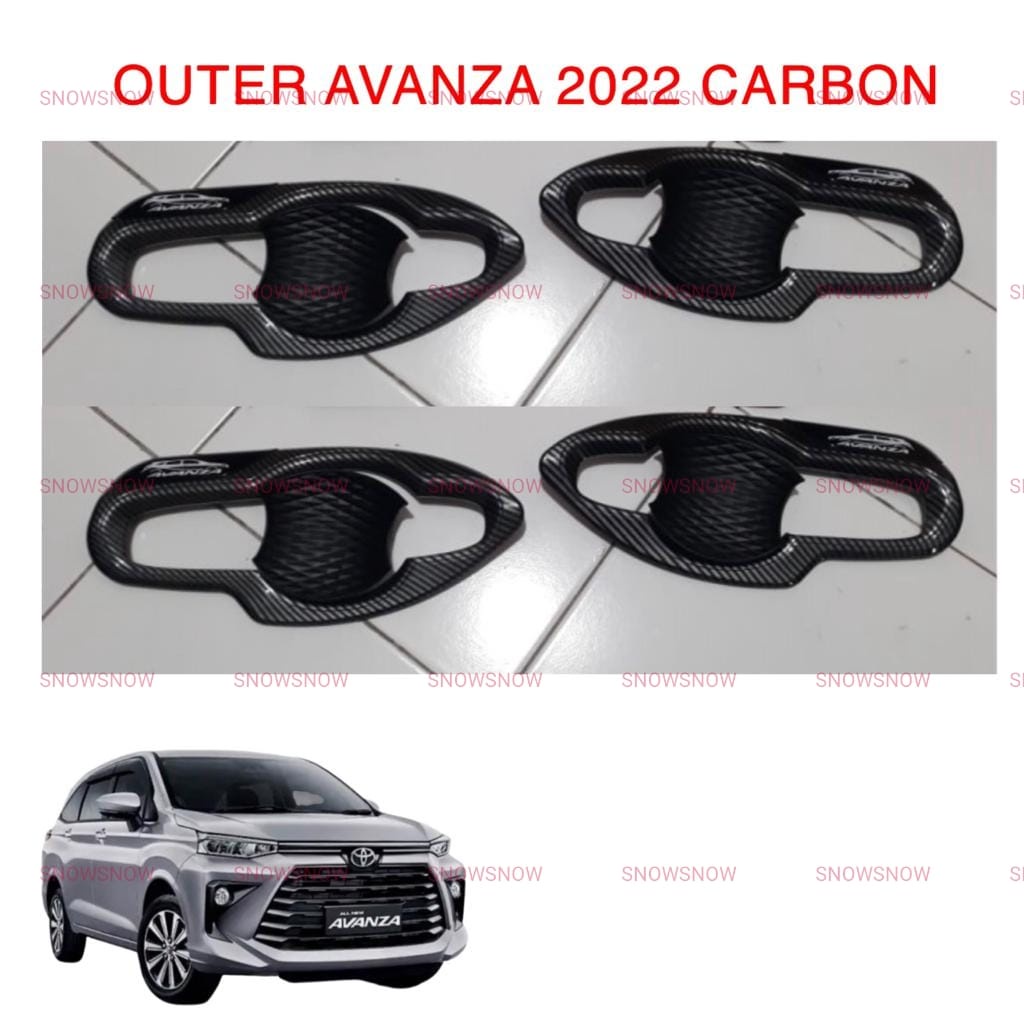 Cover Outer Avanza Xenia Veloz 2021 2022 2023 2024 UP Exclusive Carbon