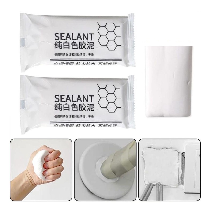 Sealent DEMPUL tembok dinding padat ajaib / Sealant tambal lubang pipa ac serbaguna agar tidak bocor