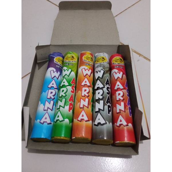 pipa asap smoke bomb 50 detik