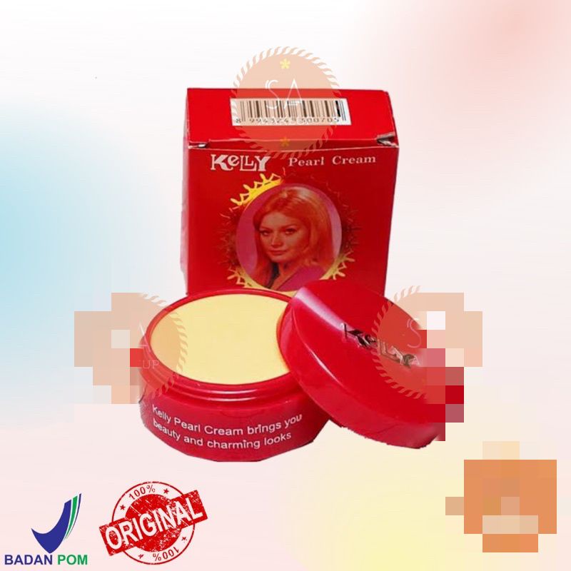 ( satuan) krim cream kelly pearl / kelly pearl cream / bedak kelly