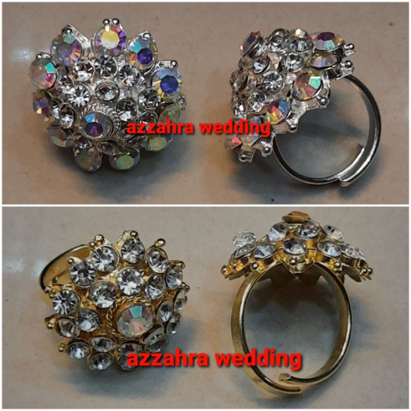 CINCIN PENGANTIN FULL PERMATA/SEPASANG CINCIN PENGANTIN