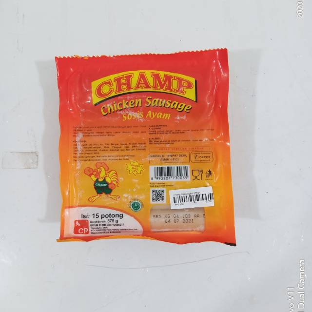 

Sosis Ayam Champ 375gr
